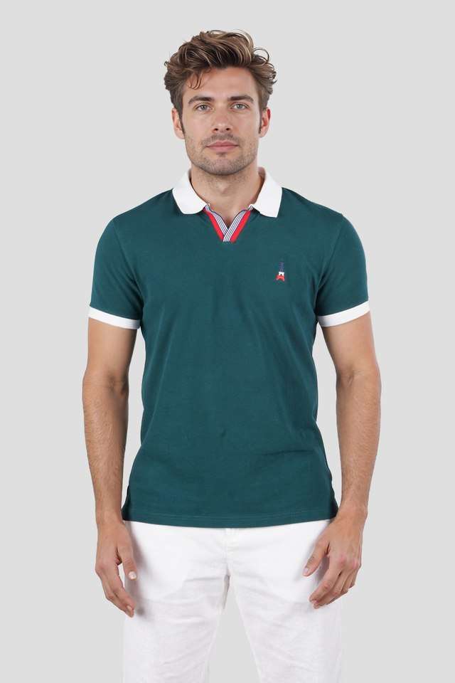 Solid-Cotton-Polo-Men-s-T-Shirt