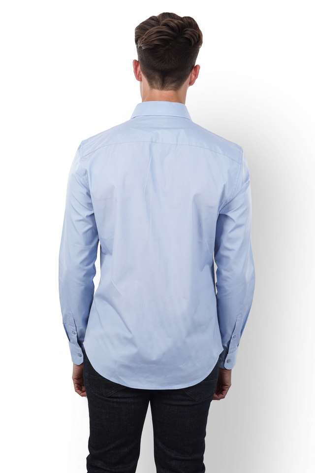 Solid-Cotton-Slim-Fit-Men-s-Casual-Wear-Shirt