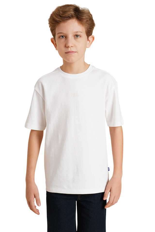 Solid-Cotton-Crew-Neck-Boys-T-Shirt