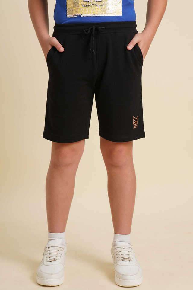 Solid-Cotton-Regular-Fit-Boys-Shorts