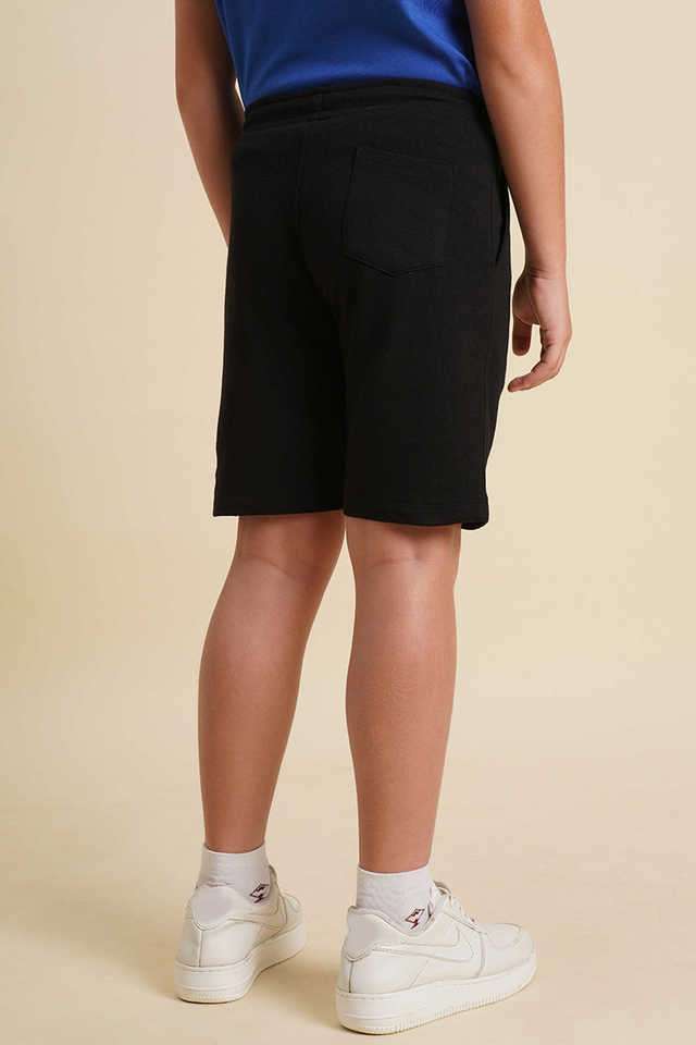 Solid-Cotton-Regular-Fit-Boys-Shorts