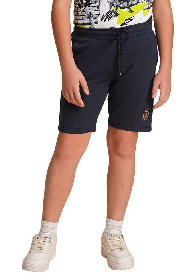 Solid-Cotton-Regular-Fit-Boys-Shorts