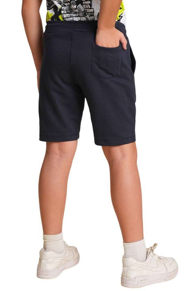 Solid-Cotton-Regular-Fit-Boys-Shorts