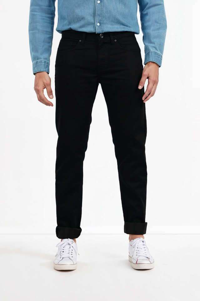 Light-Wash-Cotton-Blend-Skinny-Fit-Men-s-Jeans