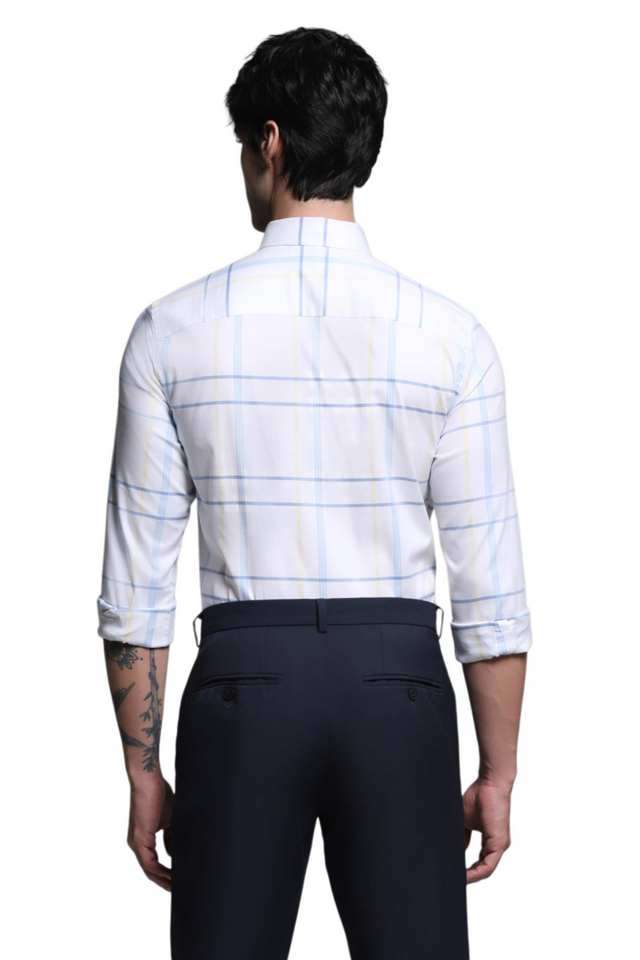 Checks-Cotton-Slim-Fit-Men-s-Casual-Wear-Shirt