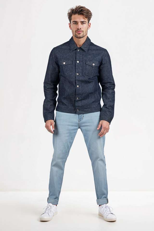 Solid-Regular-Fit-Men-s-Casual-Wear-Jacket