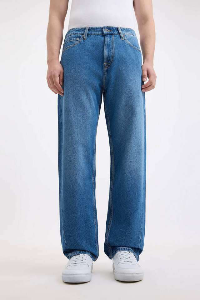 Light-Wash-Cotton-Regular-Fit-Men-s-Jeans