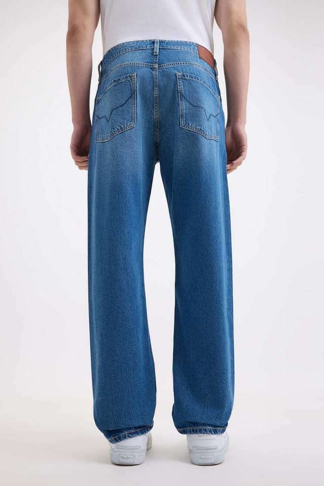 Light-Wash-Cotton-Regular-Fit-Men-s-Jeans