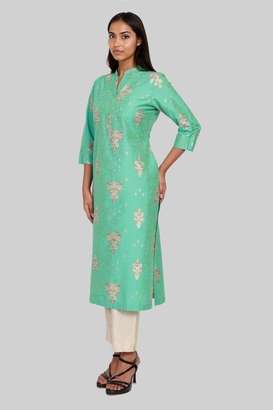 Print-Embroidered-PST-Mandarin-Collar-Women-s-Kurta