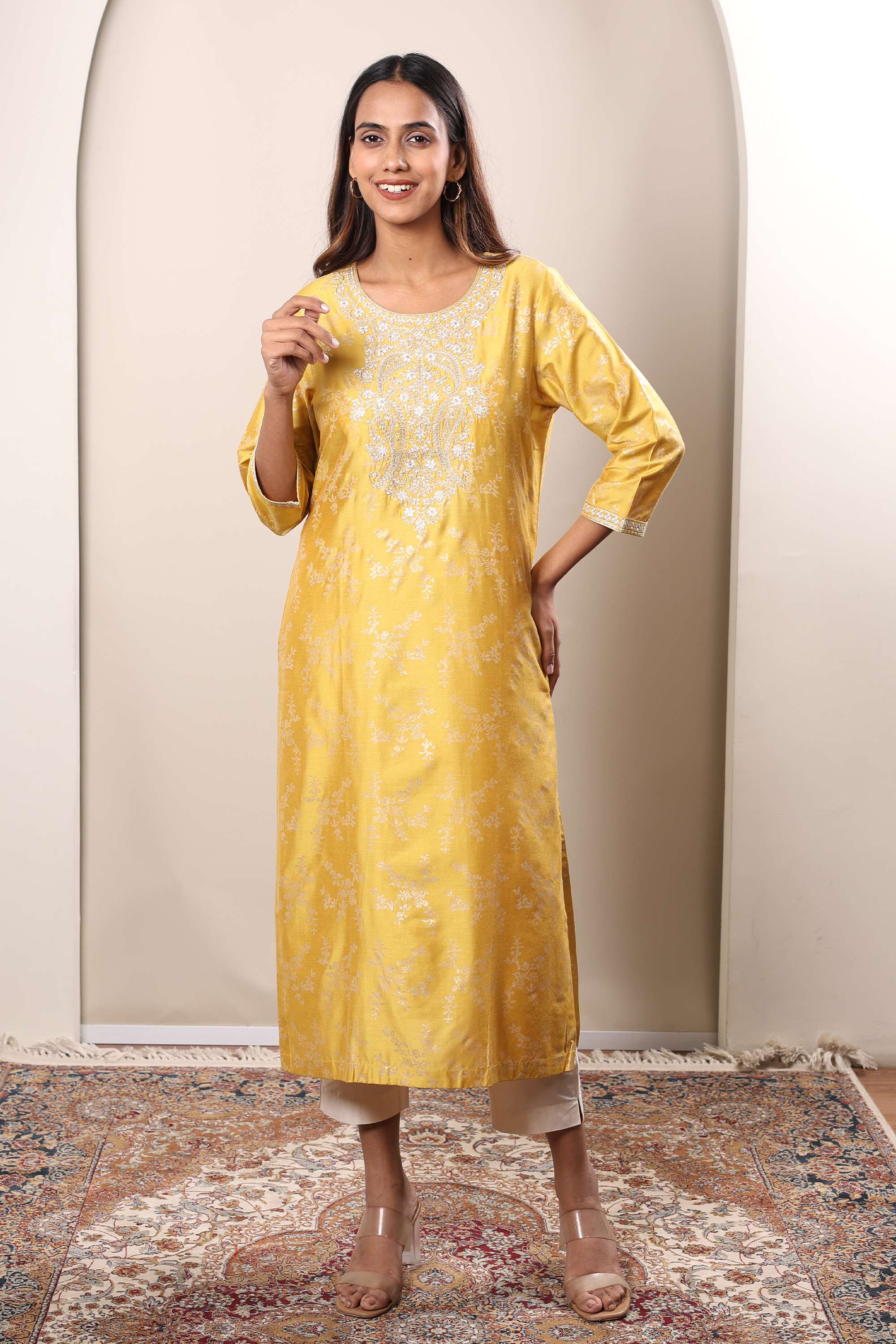 Printed-PST-Round-Neck-Women-s-Casual-Wear-Kurta