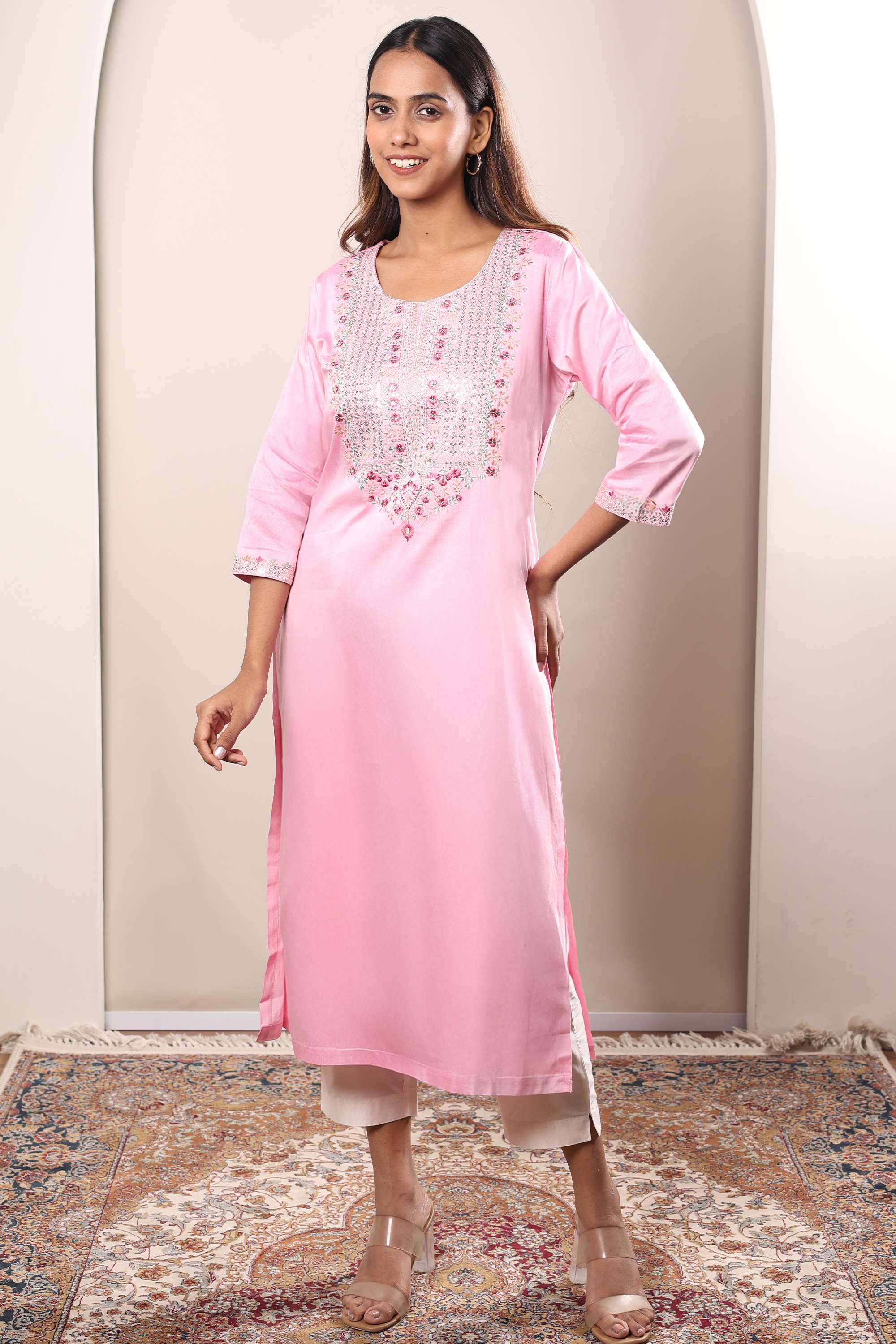 Printed-PST-Round-Neck-Women-s-Casual-Wear-Kurta