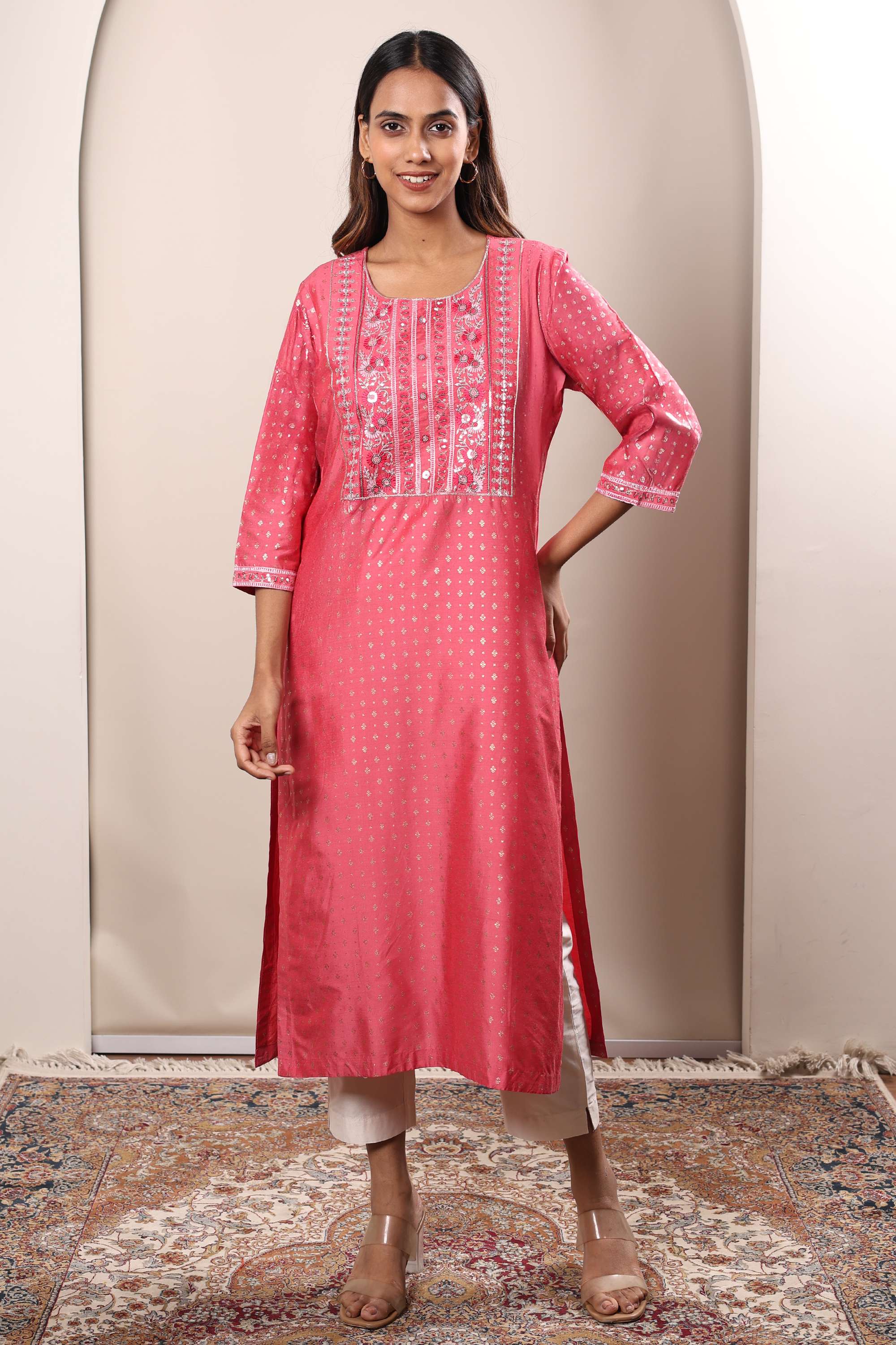 Printed-PST-Round-Neck-Women-s-Casual-Wear-Kurta
