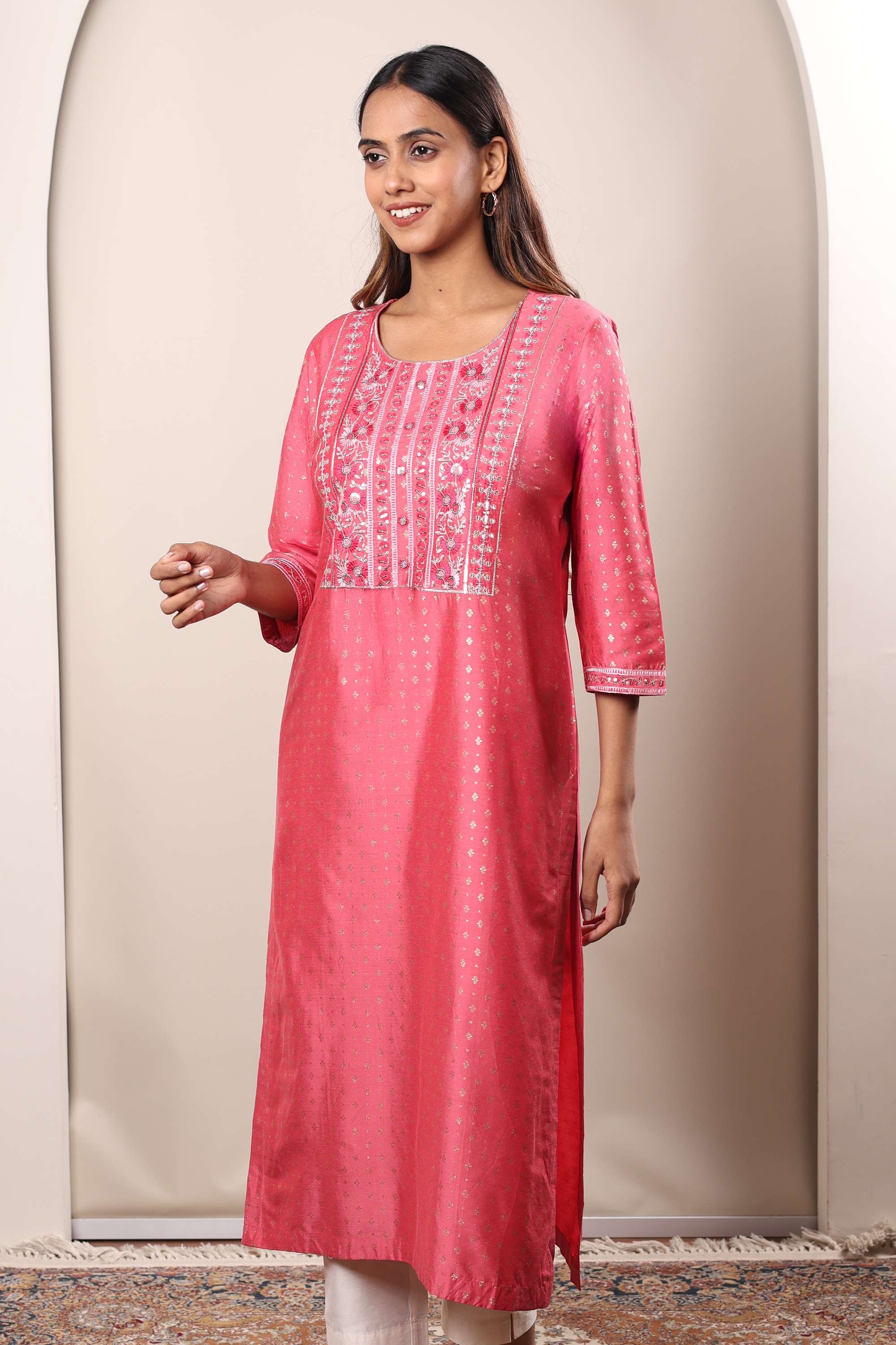 Printed-PST-Round-Neck-Women-s-Casual-Wear-Kurta