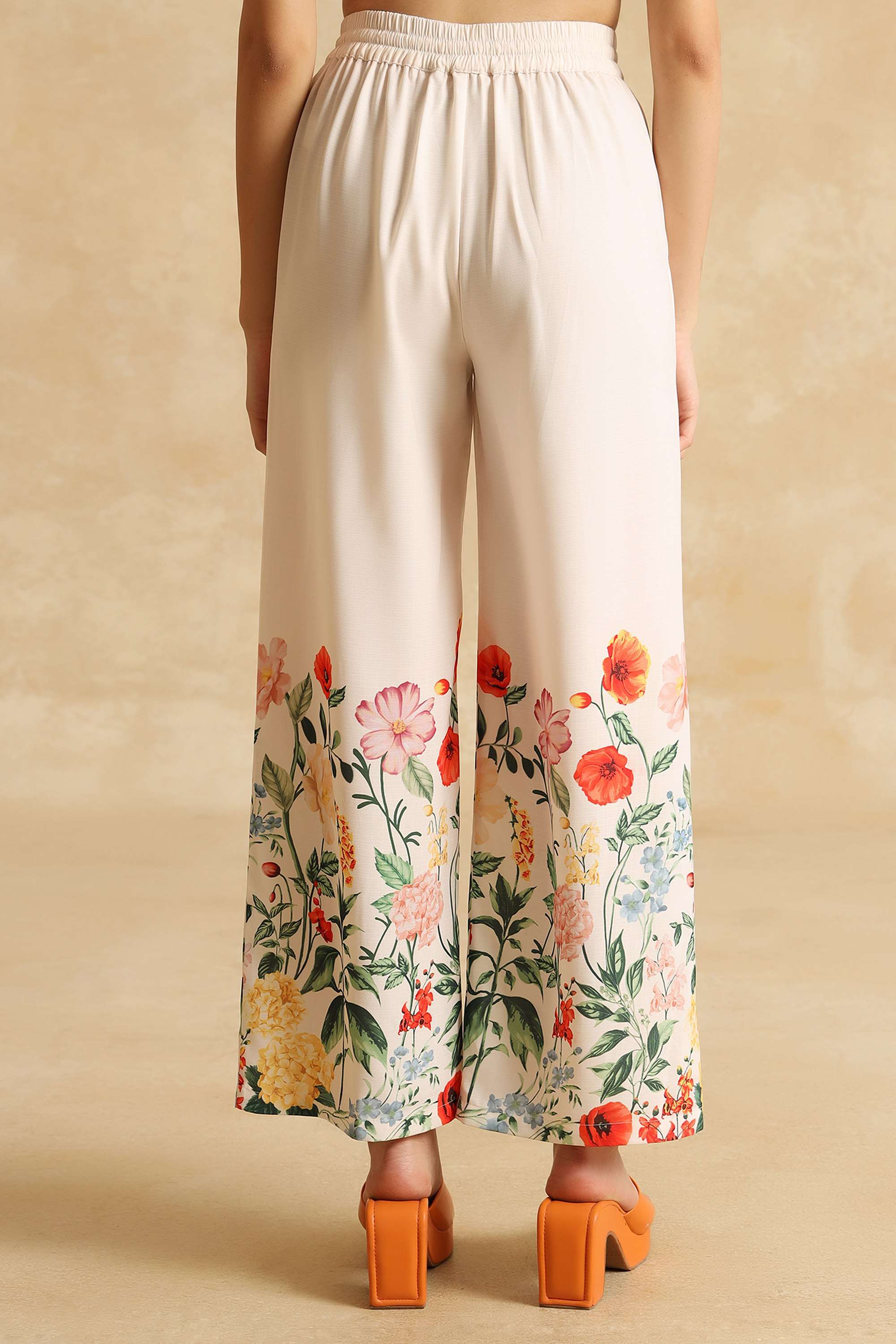Embellished-Polyester-Relaxed-Fit-Women-s-Pants