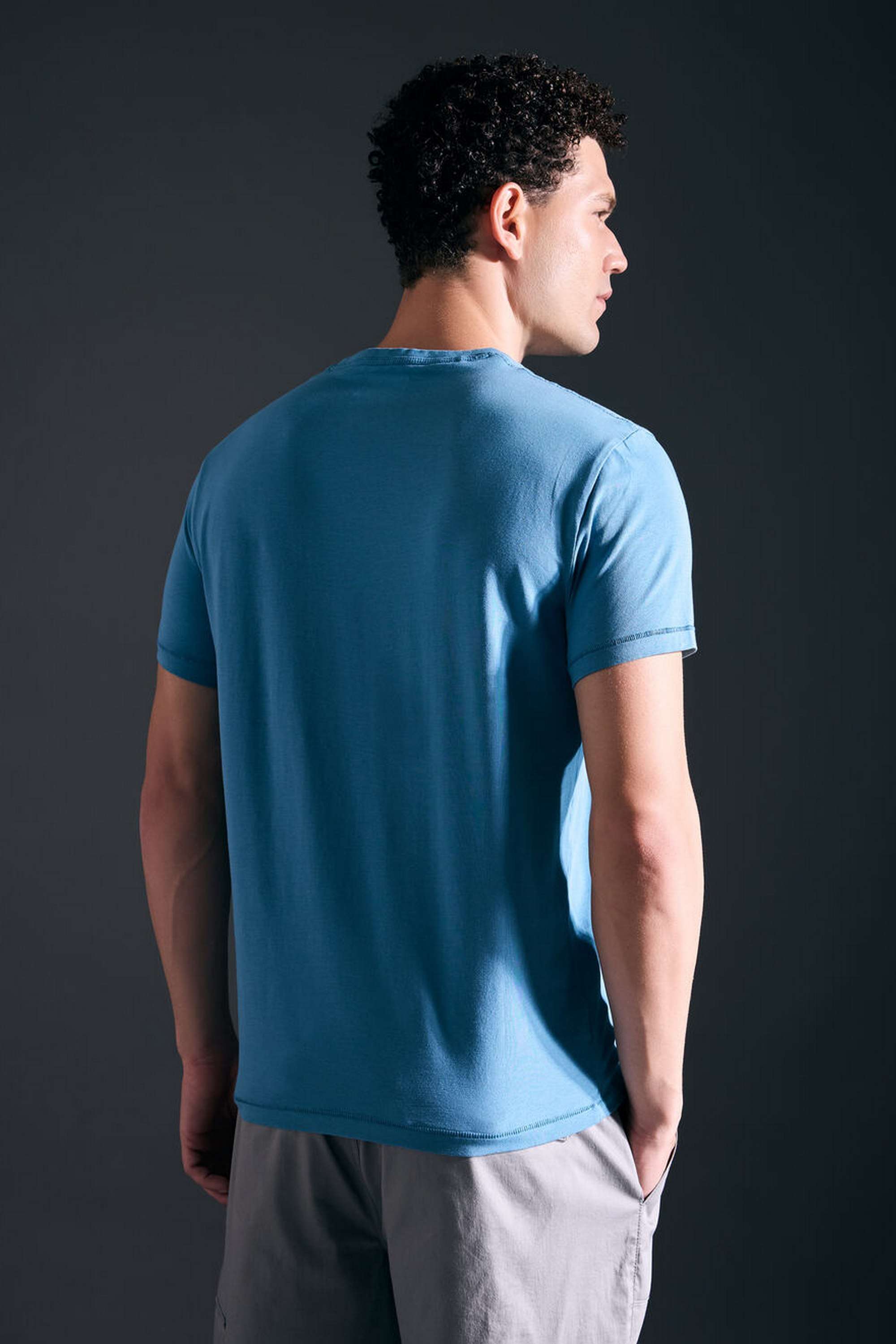 Typographic-Blended-Fabric-Slim-Fit-Men-T-Shirt