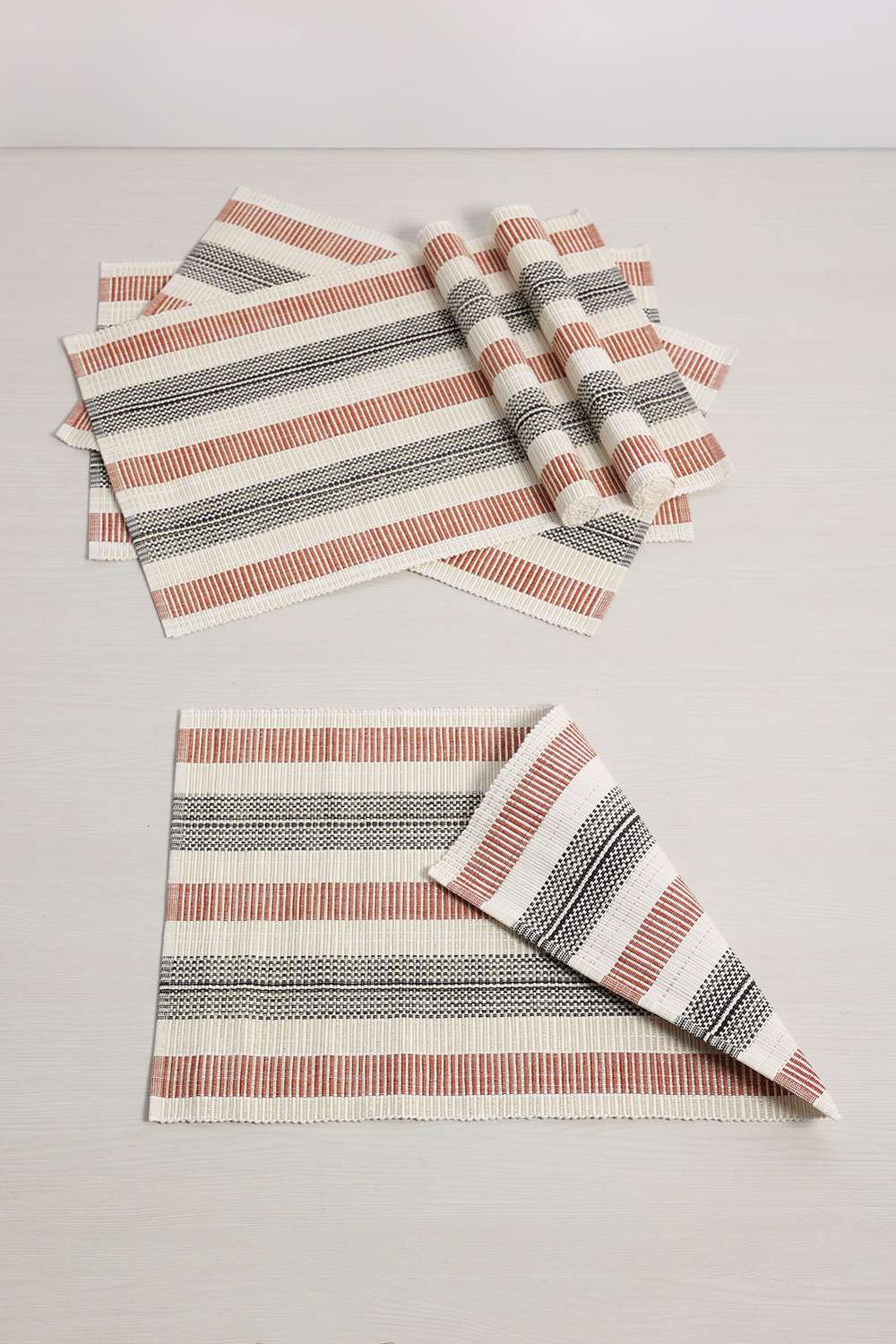 Uo-Maze-Stripe-Rust-Placemat-S/6-33X48Cm