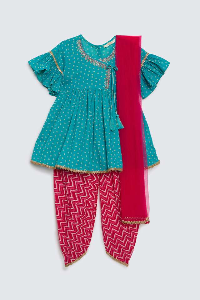 Printed-Cotton-Regular-Fit-Girls-Salwar-Kurta-Dupatta