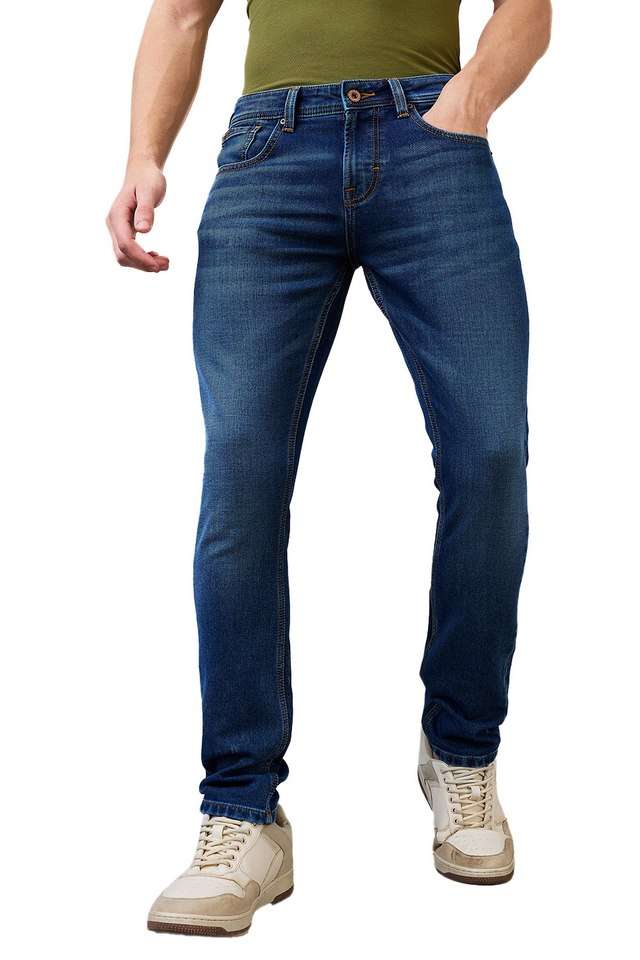 Light-Wash-Cotton-Slim-Fit-Men-s-Jeans