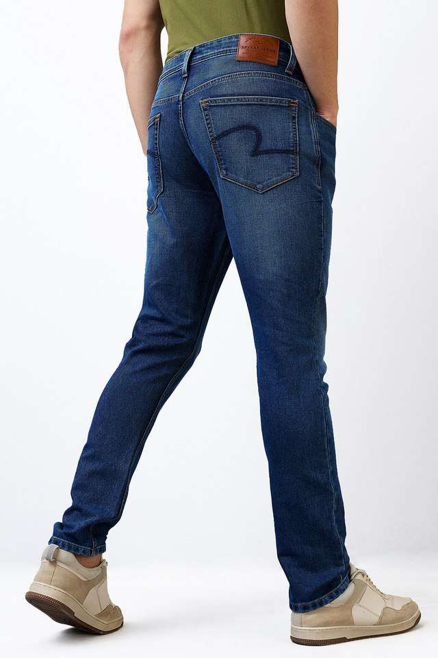 Light-Wash-Cotton-Slim-Fit-Men-s-Jeans
