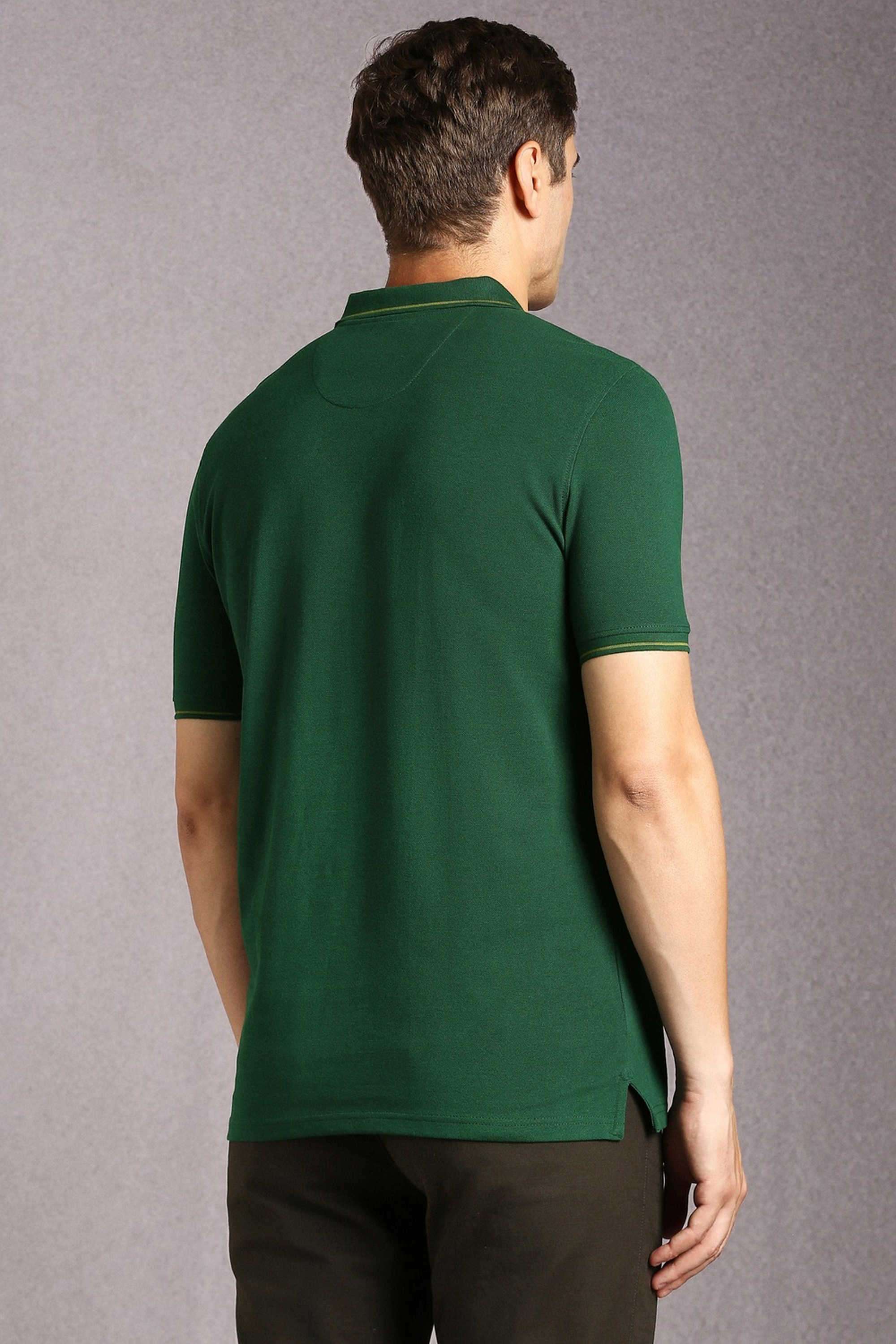 Solid-Cotton-Slim-Fit-Men-Polo-T-Shirt