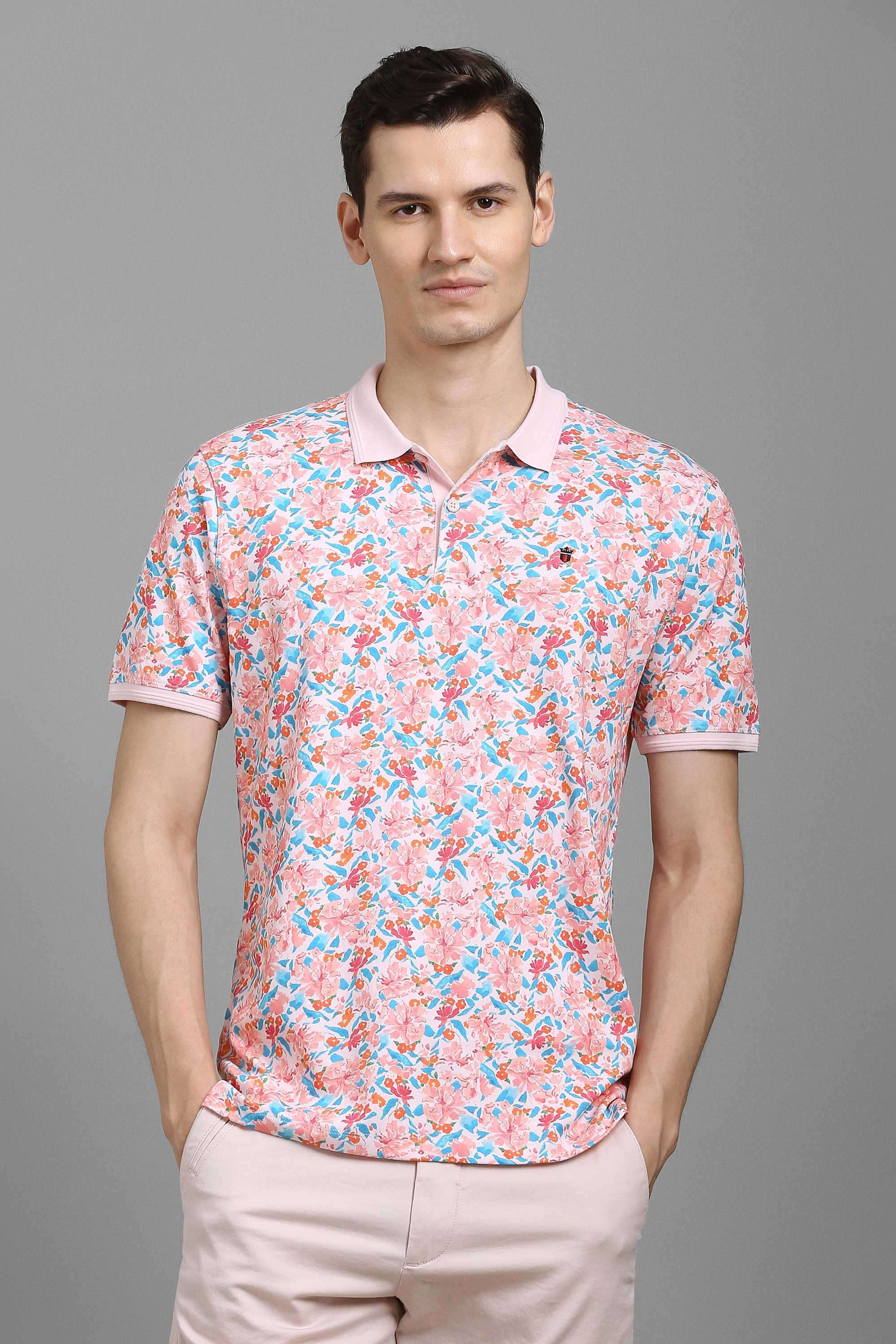 Printed-Blended-Fabric-Polo-Men-s-T-Shirt
