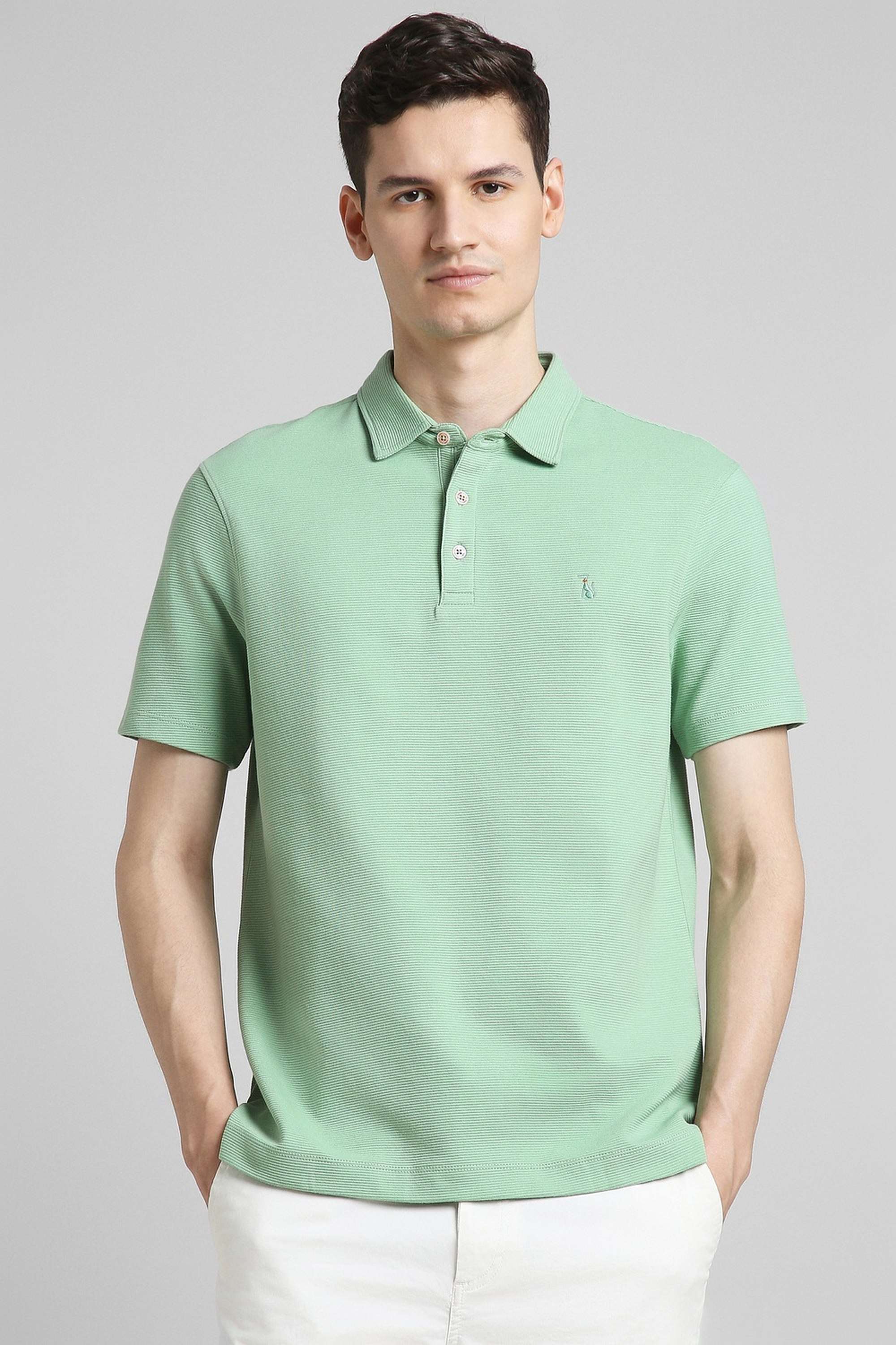 Solid-Cotton-Slim-Fit-Men-s-T-Shirt