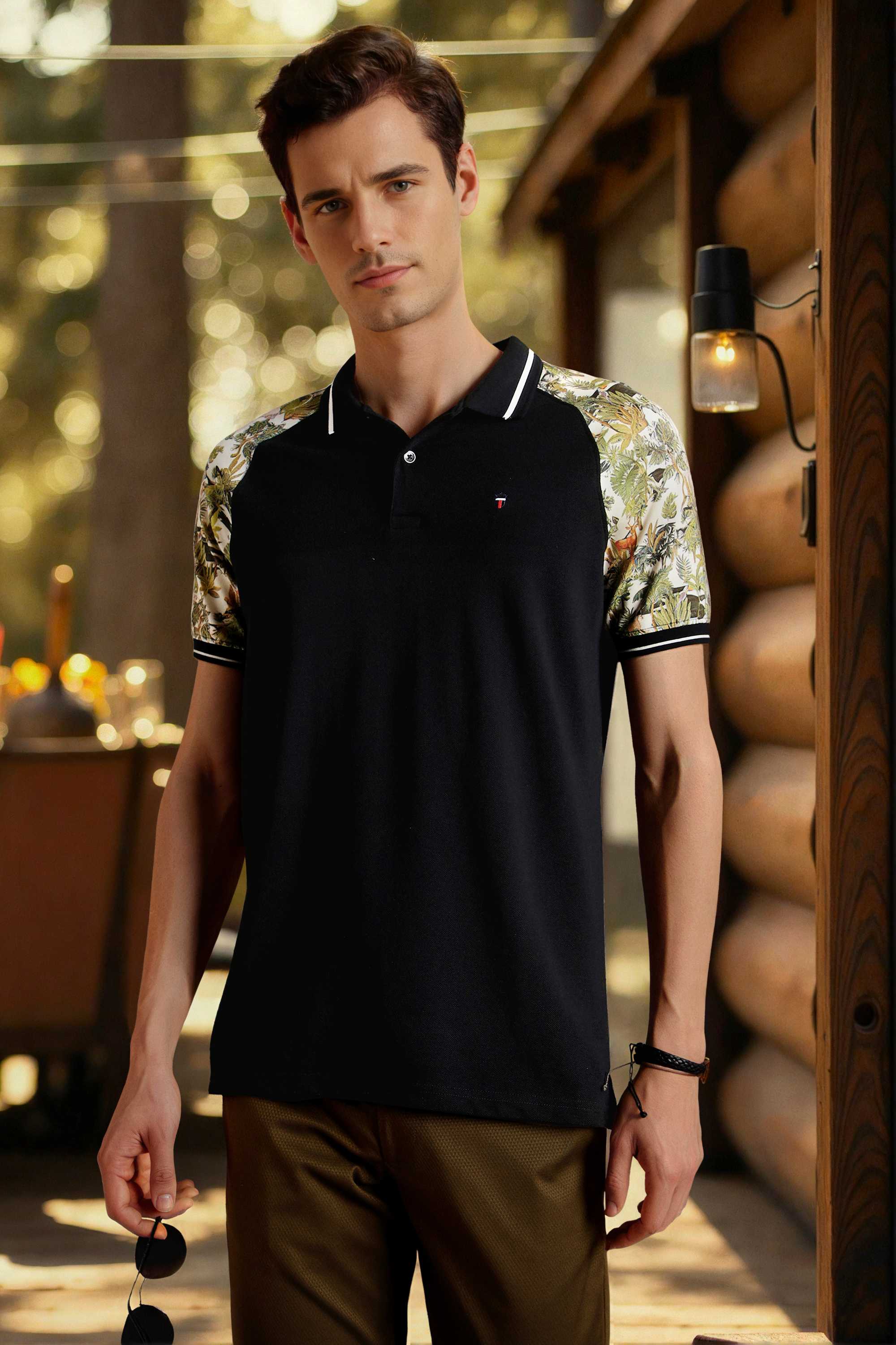 Stripes-Cotton-Polo-Men-s-T-Shirt