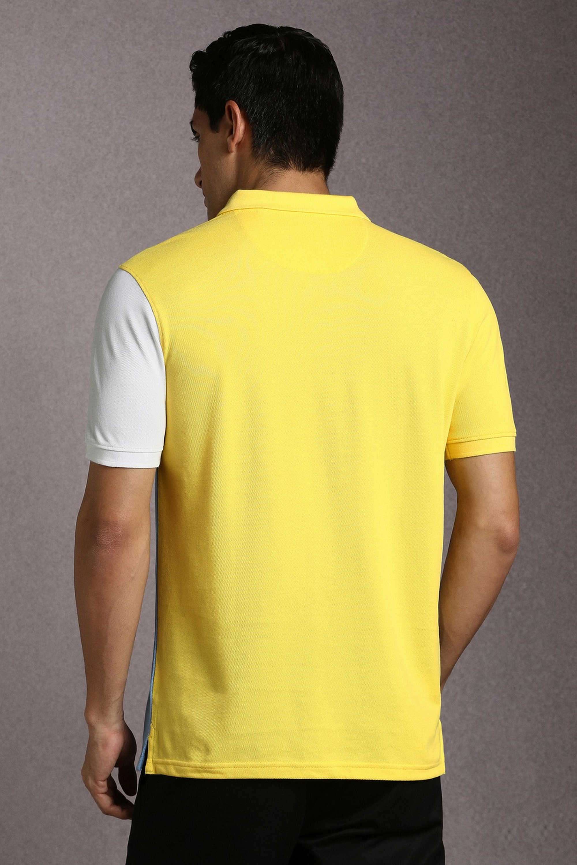 Color-Block-Cotton-Polo-Men-s-T-Shirt