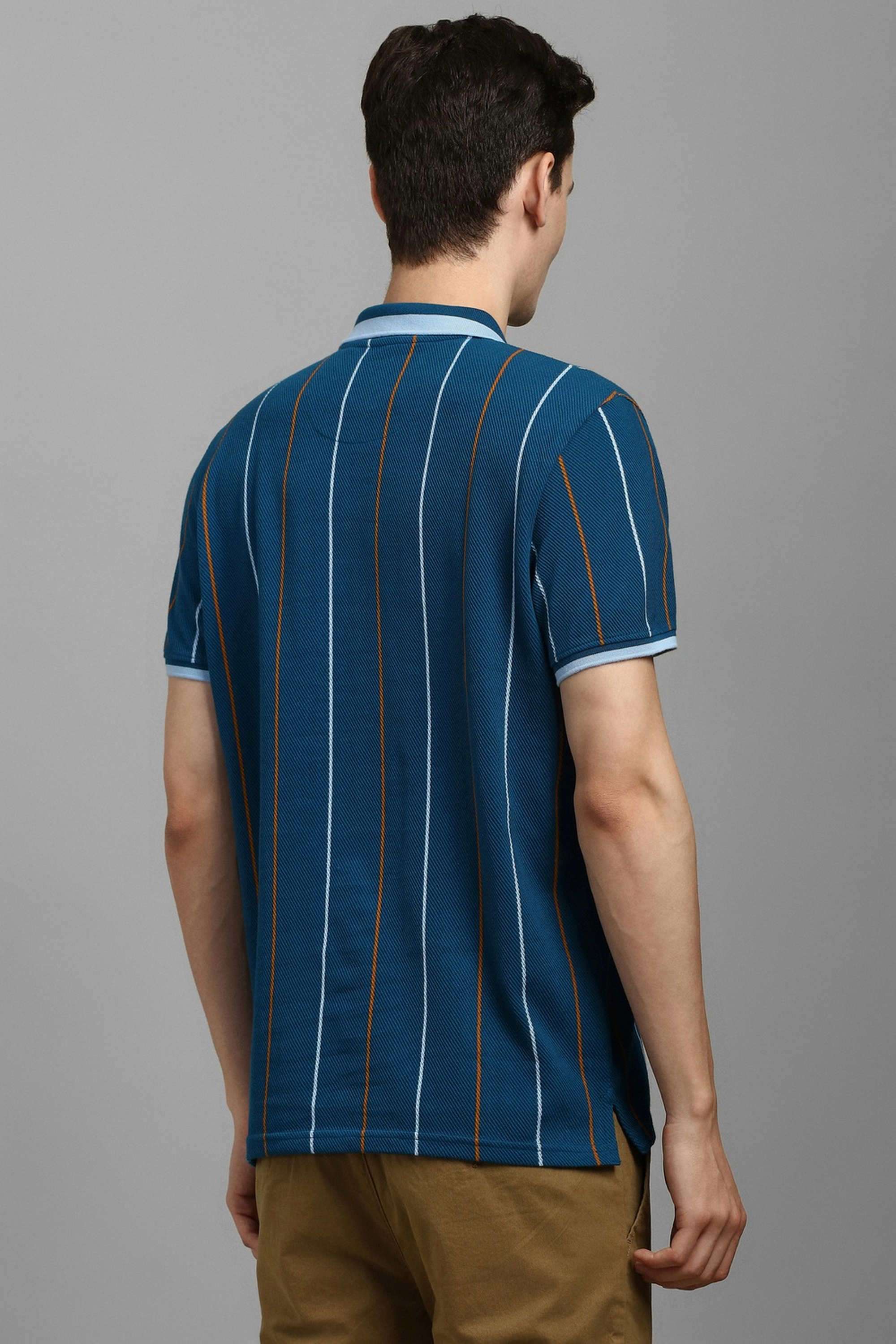 Stripes-Cotton-Slim-Fit-Men-Polo-T-Shirt