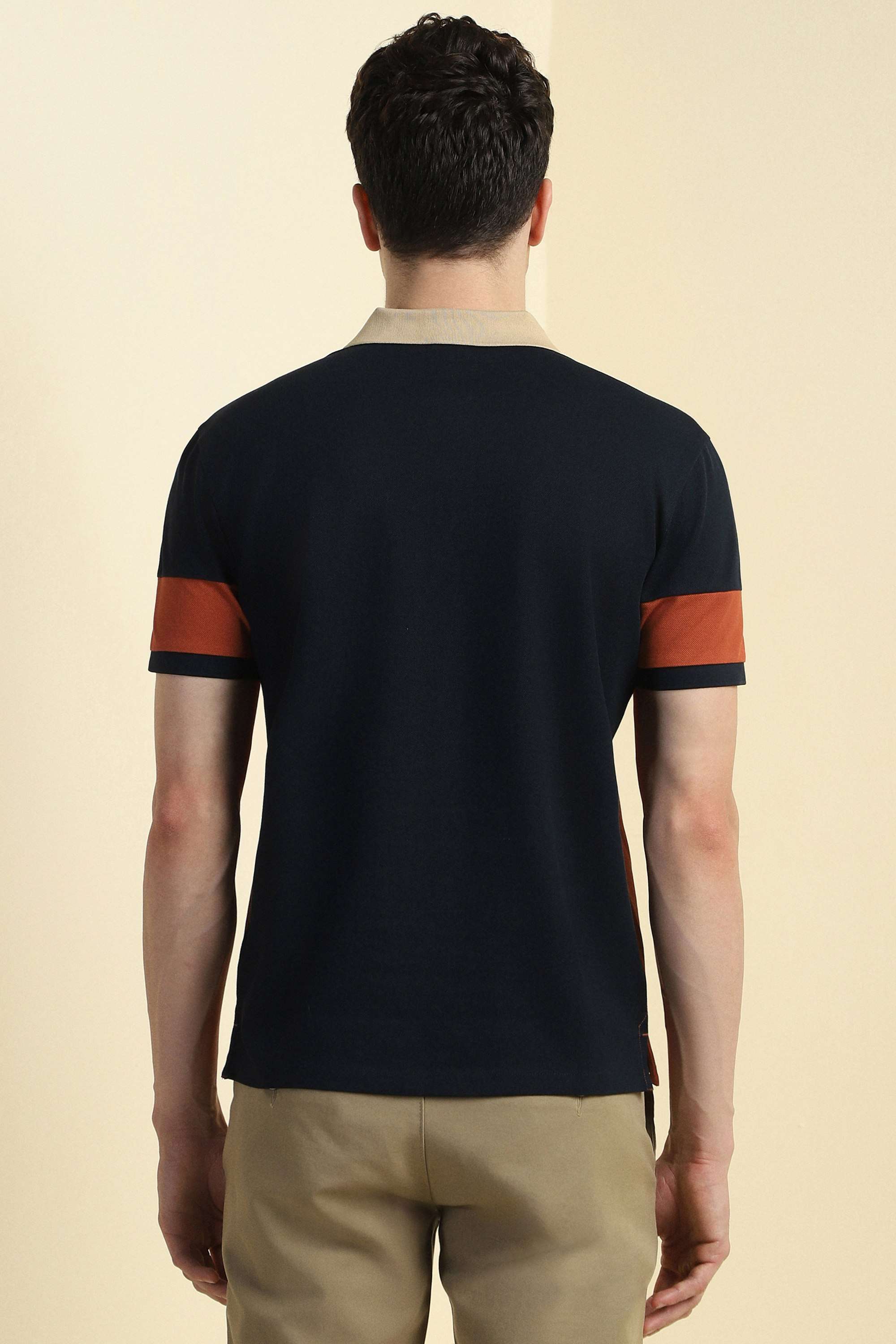 Color-Block-Cotton-Regular-Fit-Men-Polo-T-Shirt