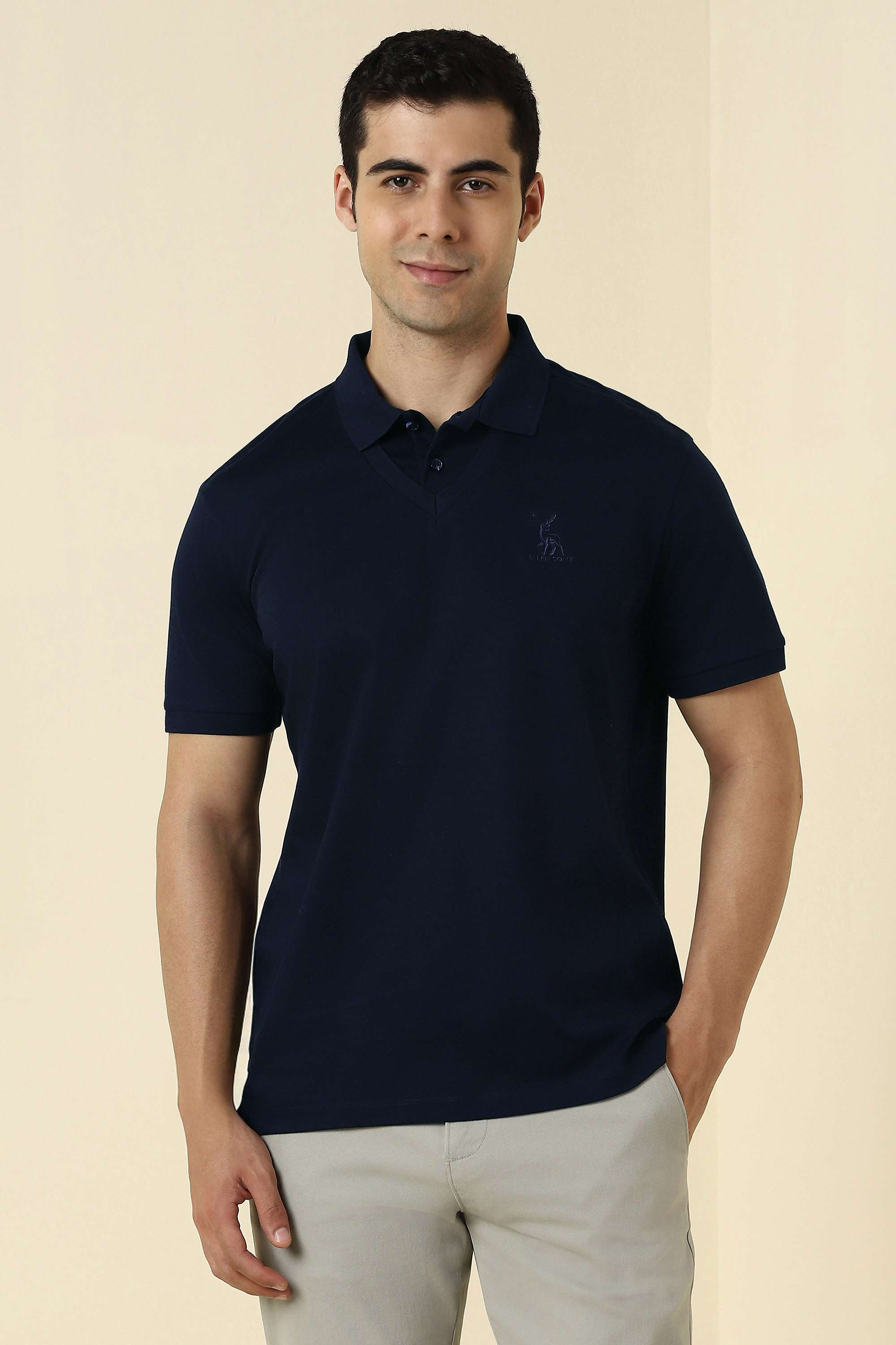 Solid-Cotton-Regular-Fit-Men-s-Johnny-Polo-T-Shirt