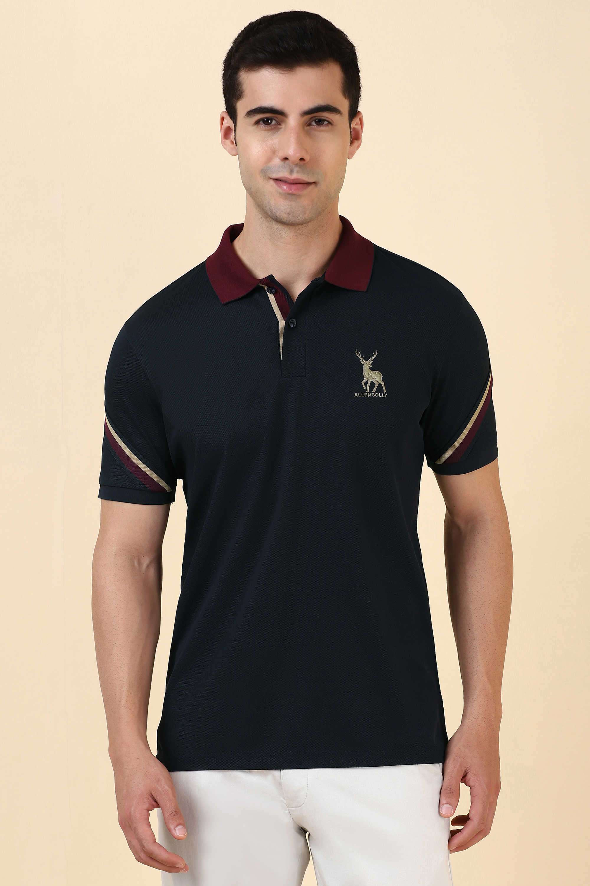 Solid-Cotton-Round-Neck-Men-s-T-Shirt