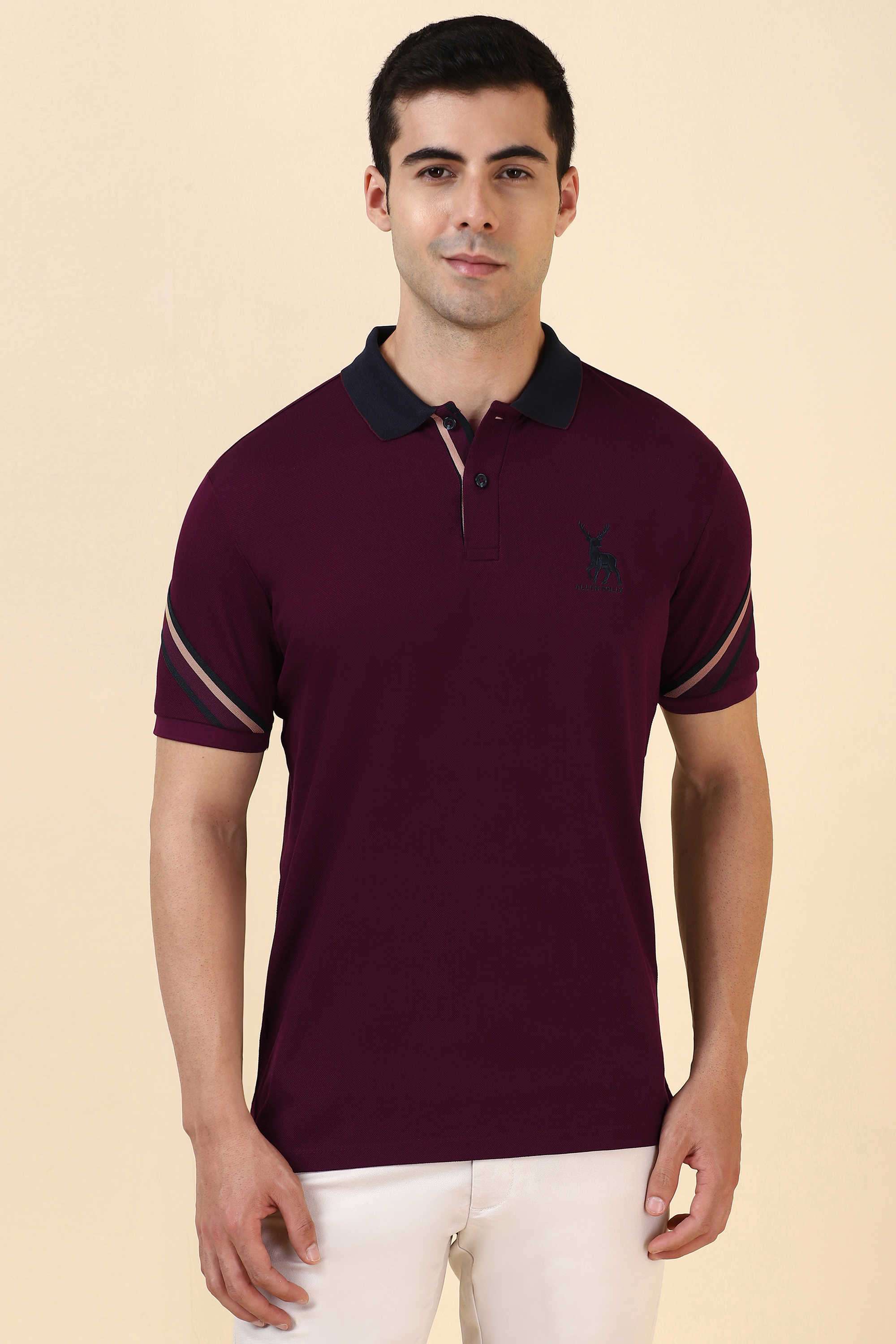 Solid-Cotton-Round-Neck-Men-s-T-Shirt