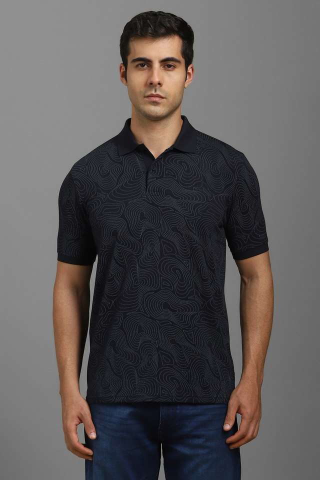 Printed-Blended-Fabric-Polo-Men-s-T-Shirt
