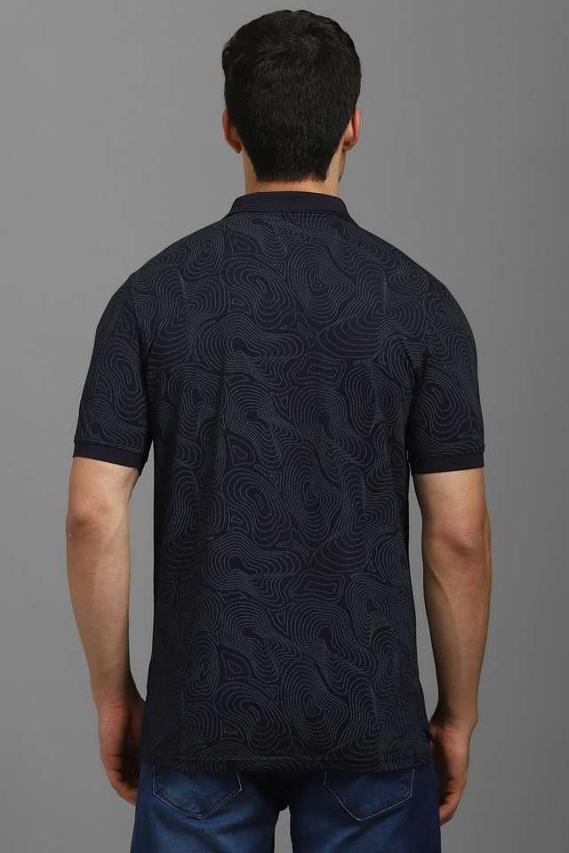 Printed-Blended-Fabric-Polo-Men-s-T-Shirt
