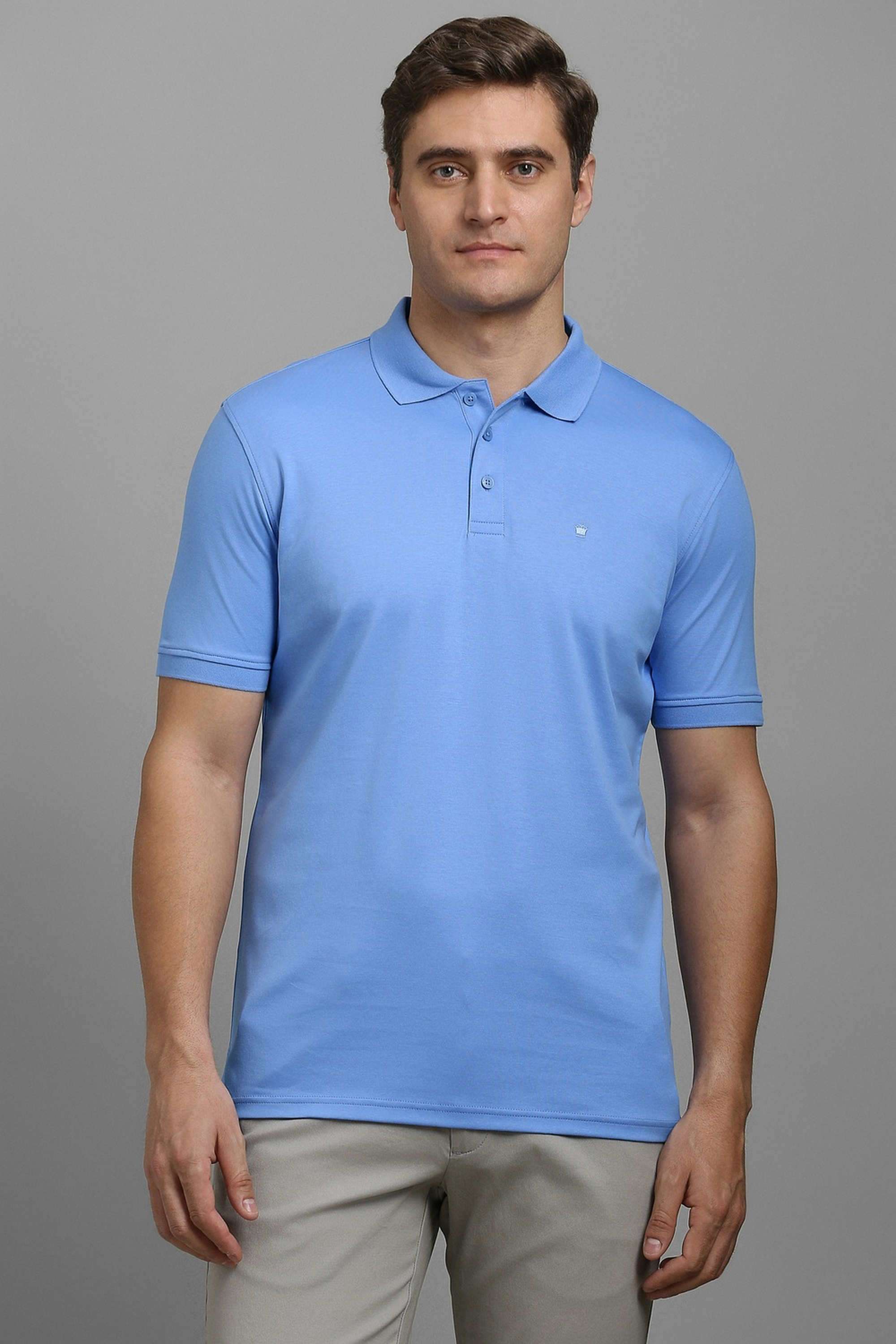 Solid-Cotton-Polo-Men-s-T-Shirt