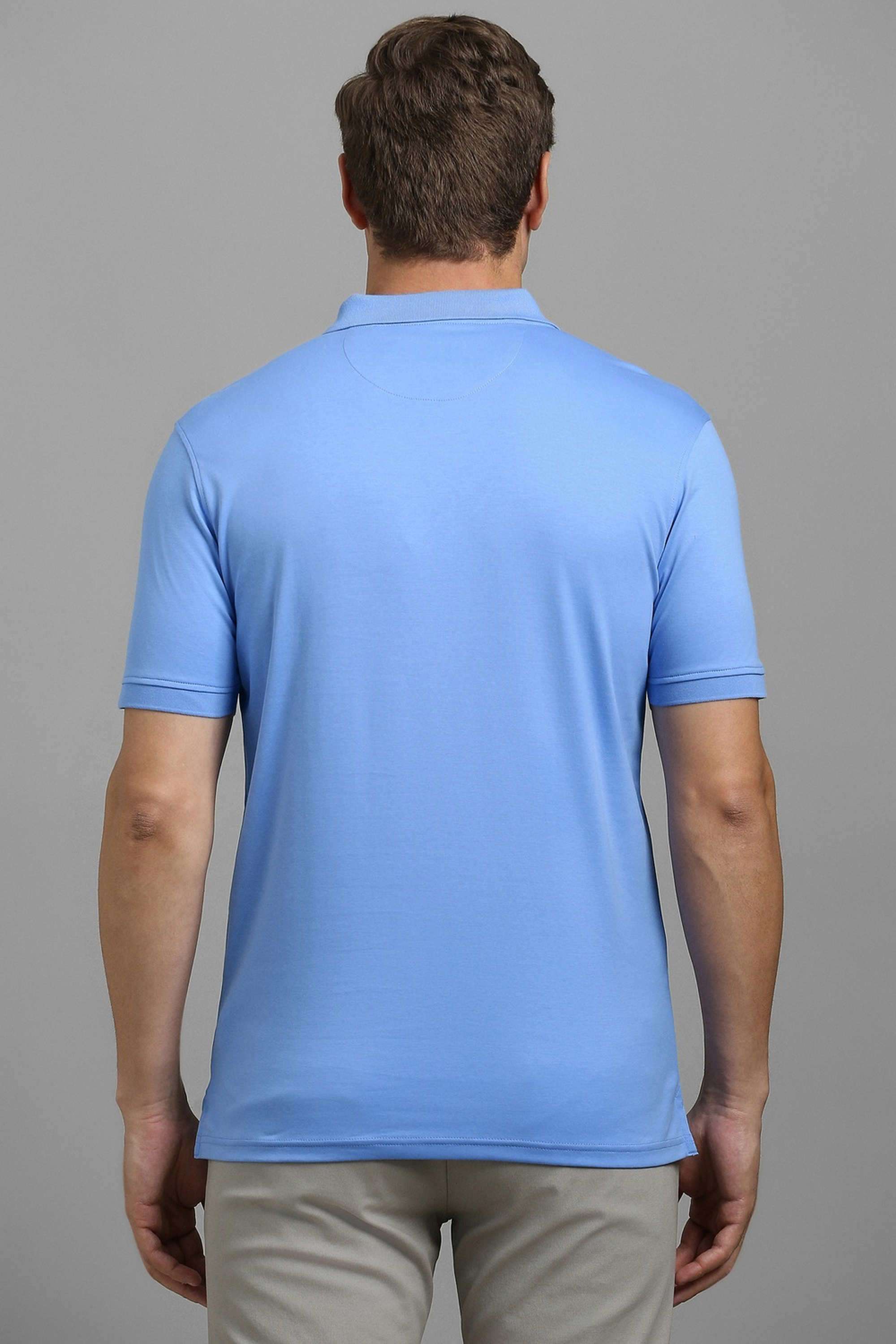 Solid-Cotton-Polo-Men-s-T-Shirt