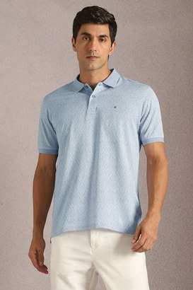 Textured-Cotton-Regular-Fit-Men-Polo-T-Shirt