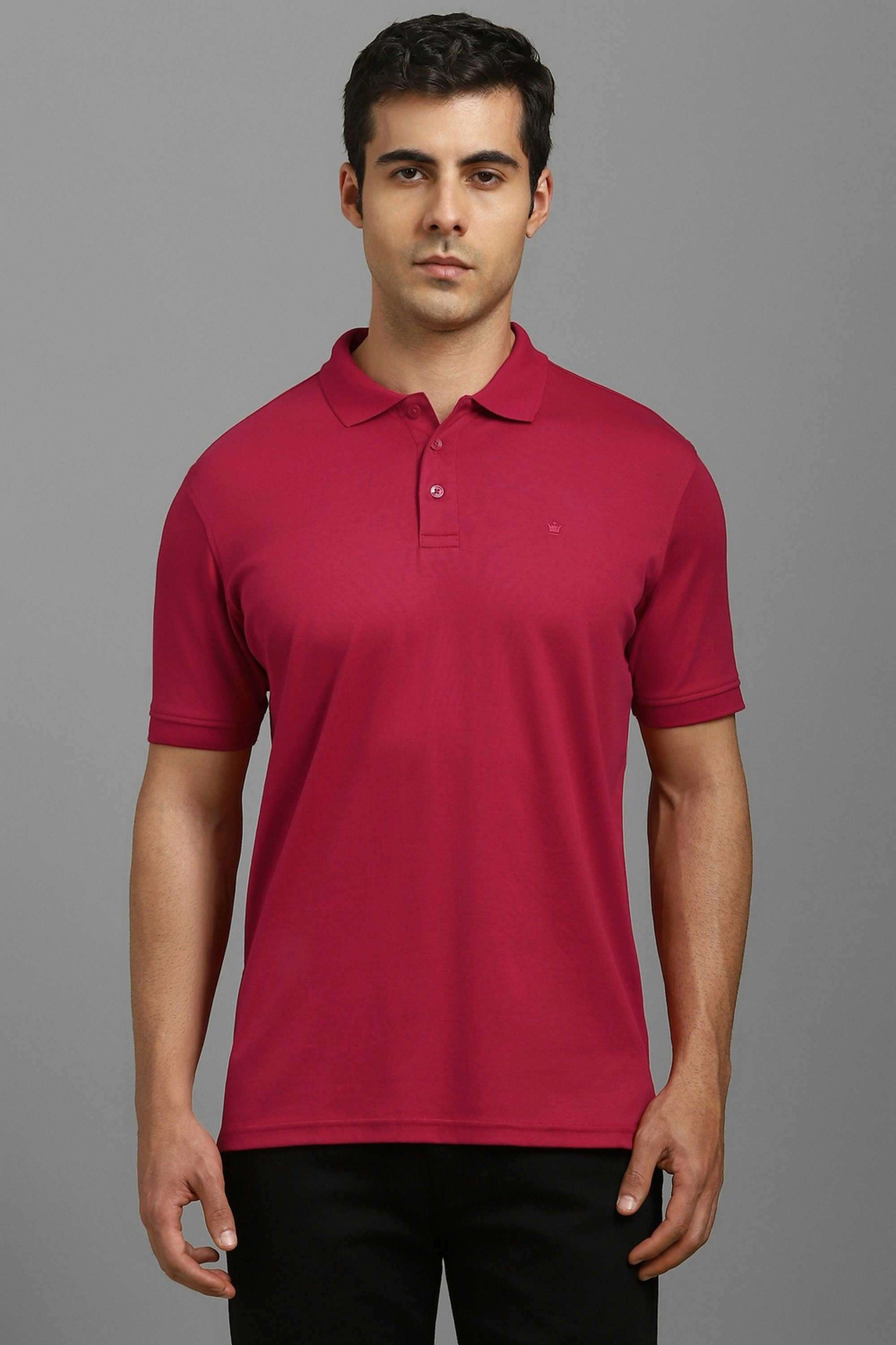 Solid-Cotton-Polo-Men-s-T-Shirt