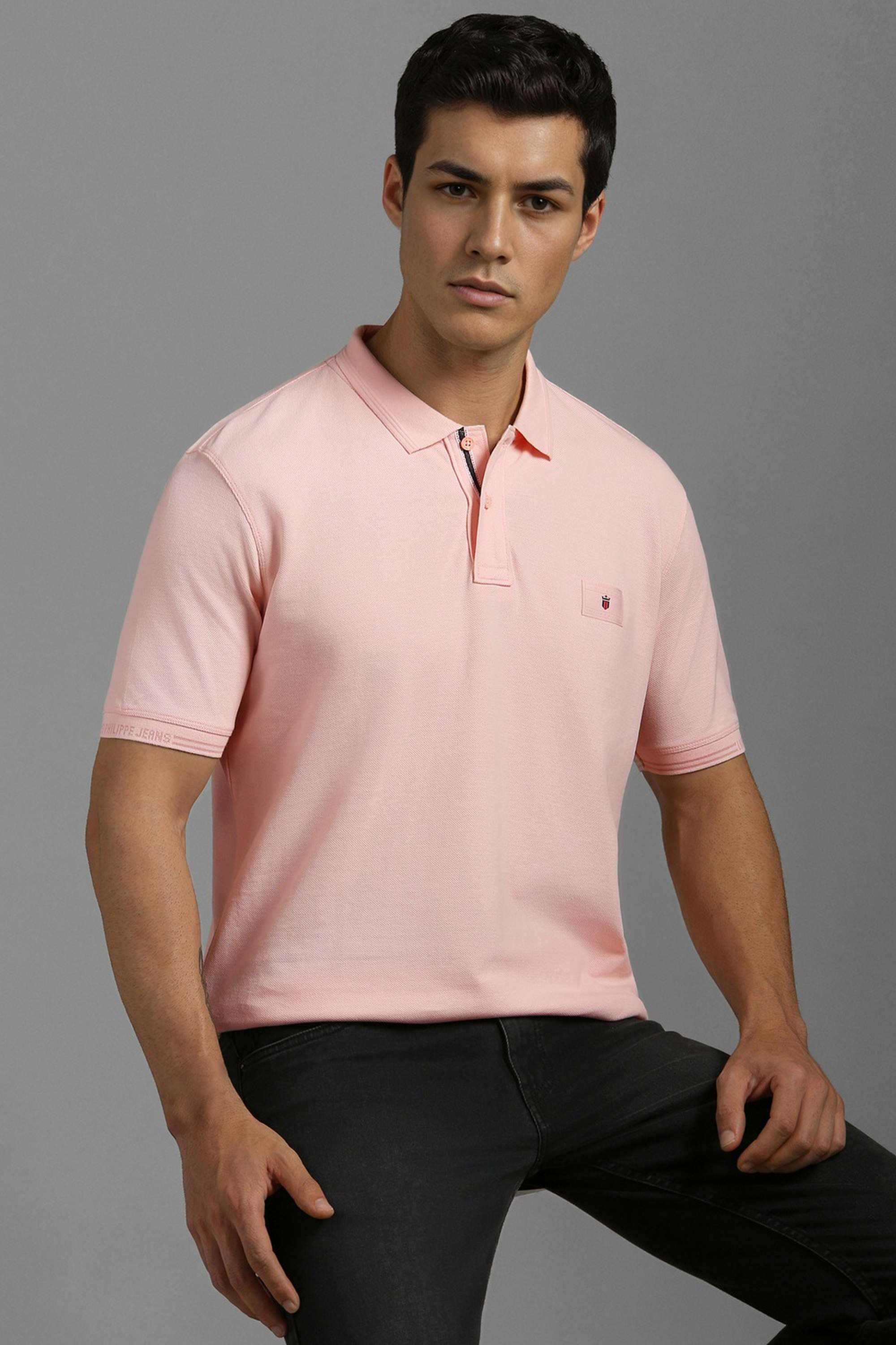 Solid-Cotton-Polo-Men-s-T-Shirt