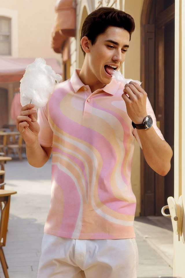 Solid-Cotton-Polo-Men-s-T-Shirt