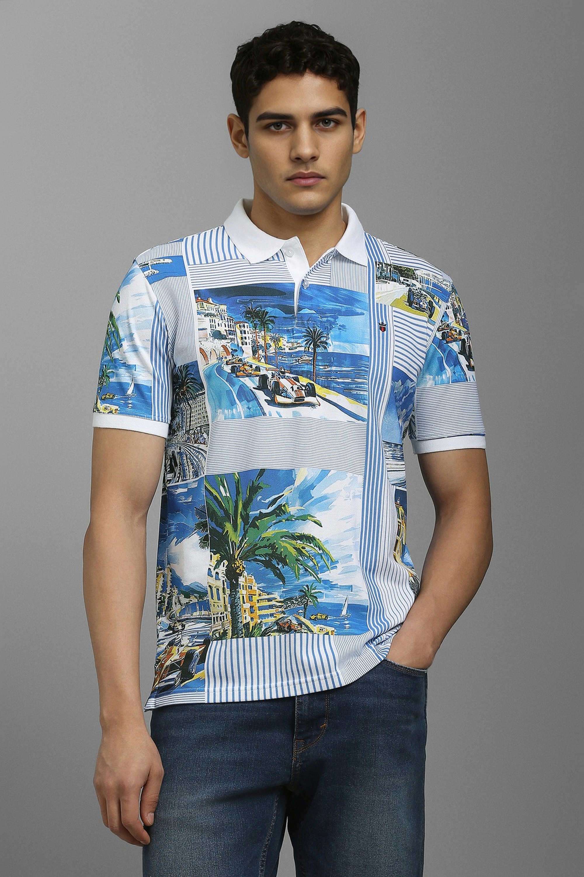 Printed-Cotton-Polo-Men-s-T-Shirt