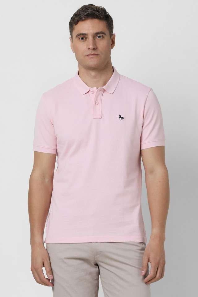 Solid-Cotton-Polo-Men-s-T-Shirt