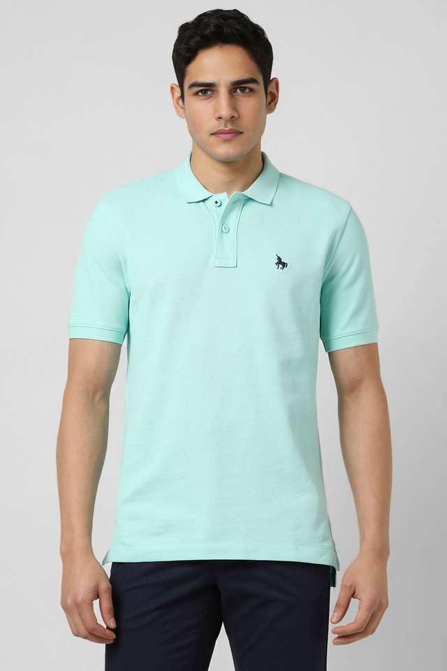 Solid-Cotton-Polo-Men-s-T-Shirt