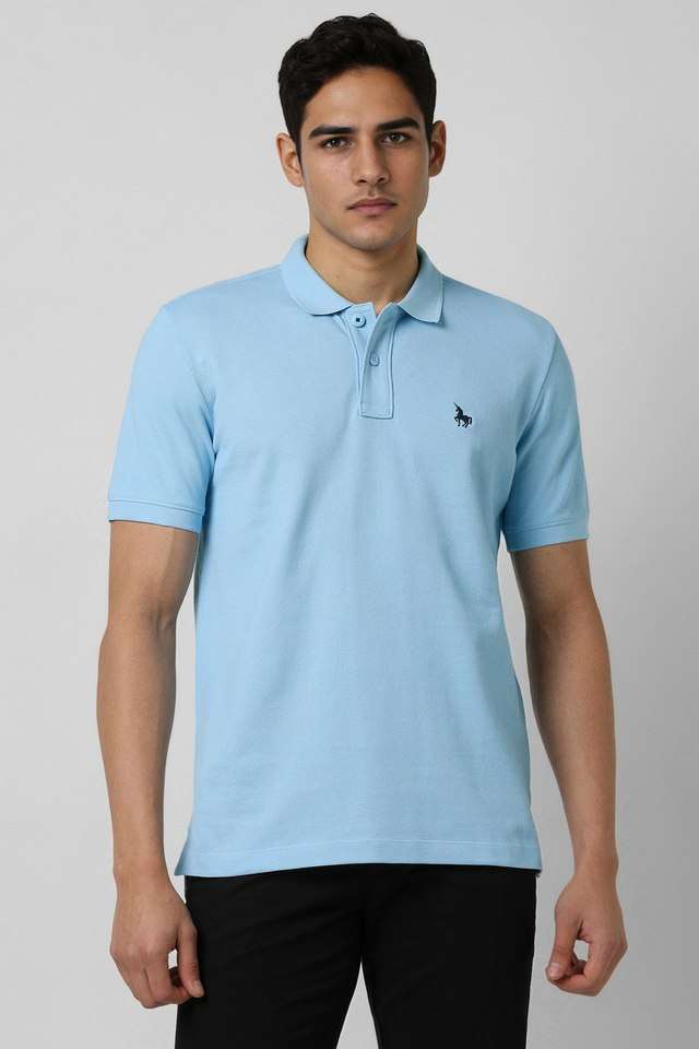 Solid-Cotton-Polo-Men-s-T-Shirt