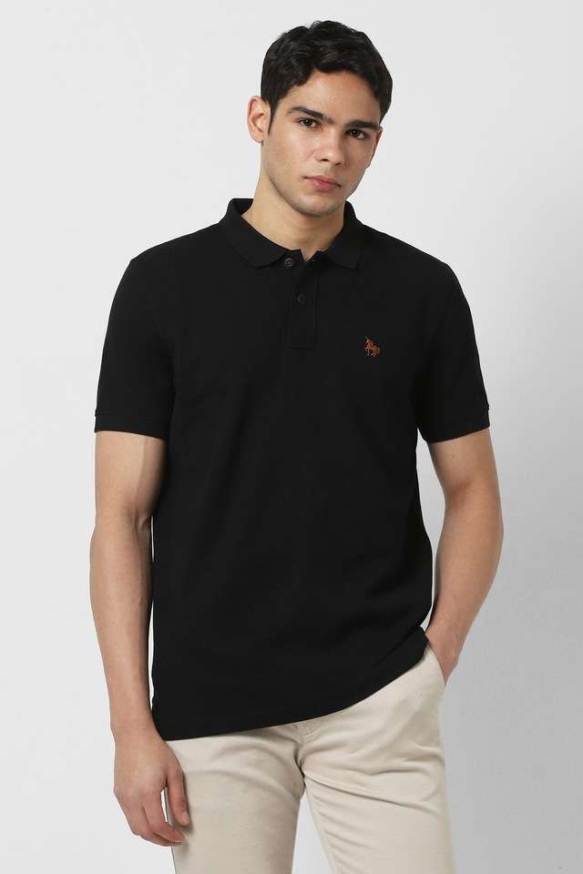 Solid-Cotton-Polo-Men-s-T-Shirt