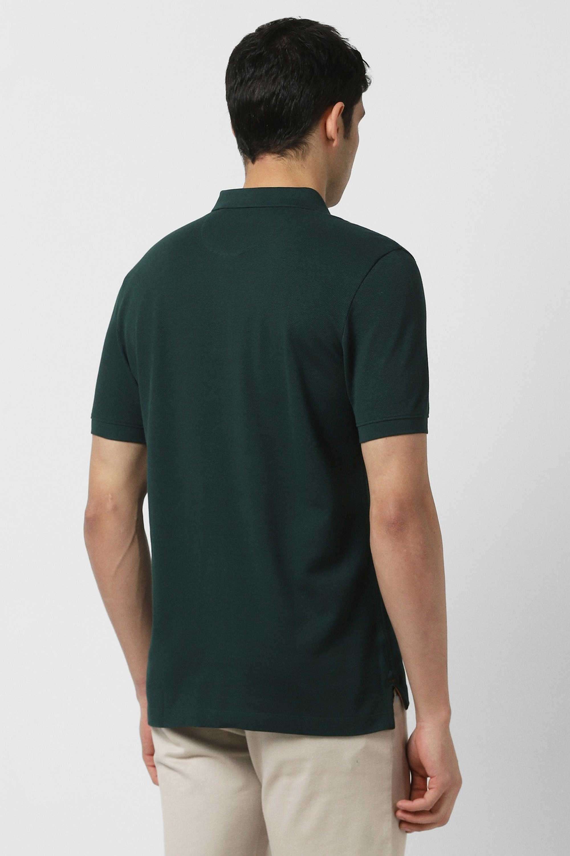Solid-Cotton-Regular-Fit-Men-Polo-T-Shirt