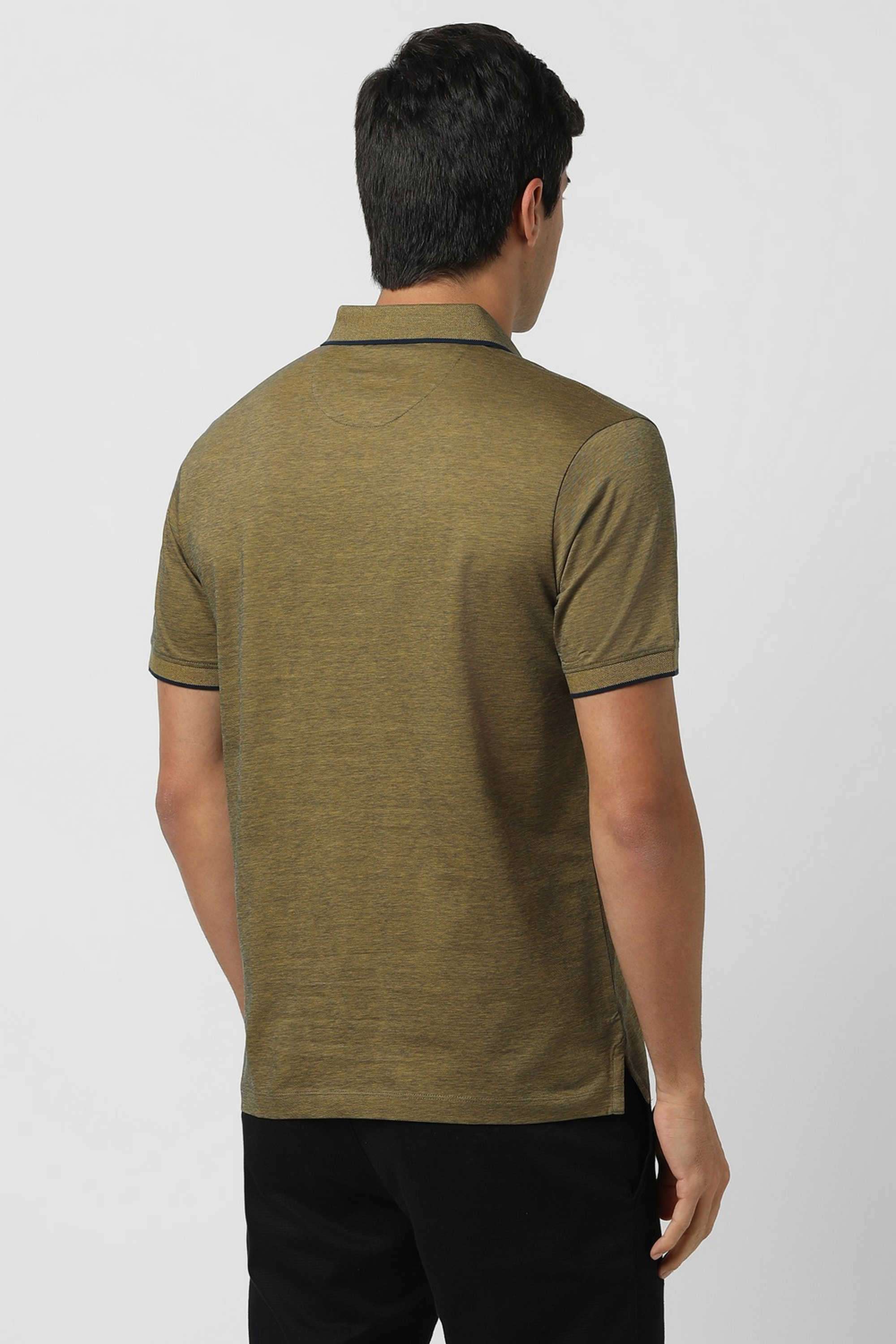 Solid-Cotton-Regular-Fit-Men-Polo-T-Shirt