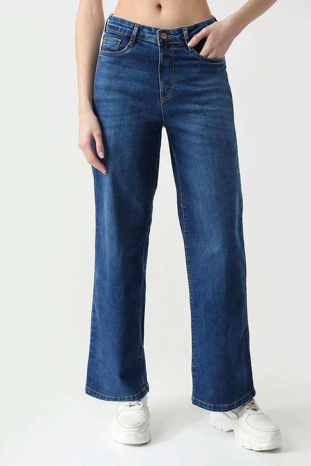 High-Rise-Blended-Fabric-Relaxed-Fit-Women-s-Jeans
