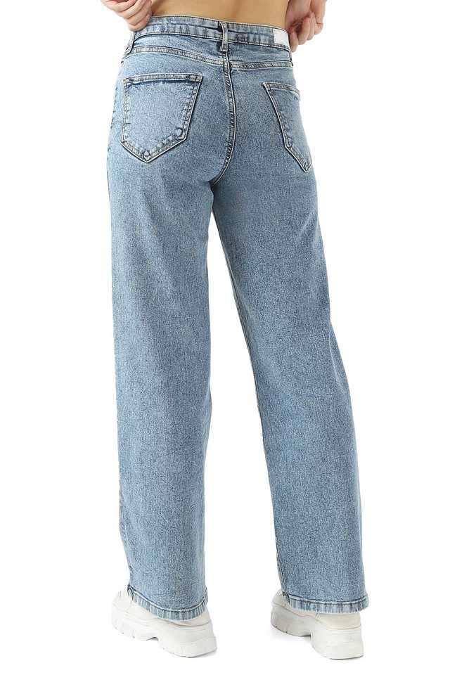 High-Rise-Blended-Fabric-Relaxed-Fit-Women-s-Jeans